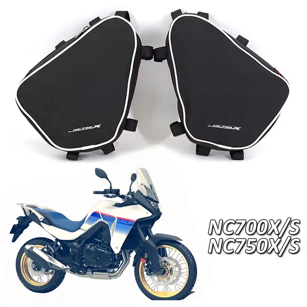 Motorcycle Toolbox Frame Crash Bar Bags Tool Placement Travel Saddle Bag For HONDA NC700X NC700S NC750X NC750S NC 700 750 X S