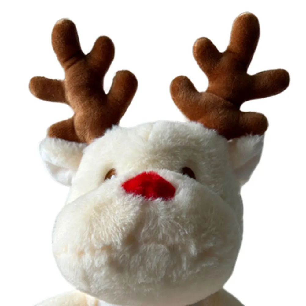 Elk de Noël Sucette pour Bébé avec Musique et Lumières, Animal en Peluche, Compagnon de Couchage pour Bébé, Jouet en Peluche, Cadeau pour Nouveau-Né