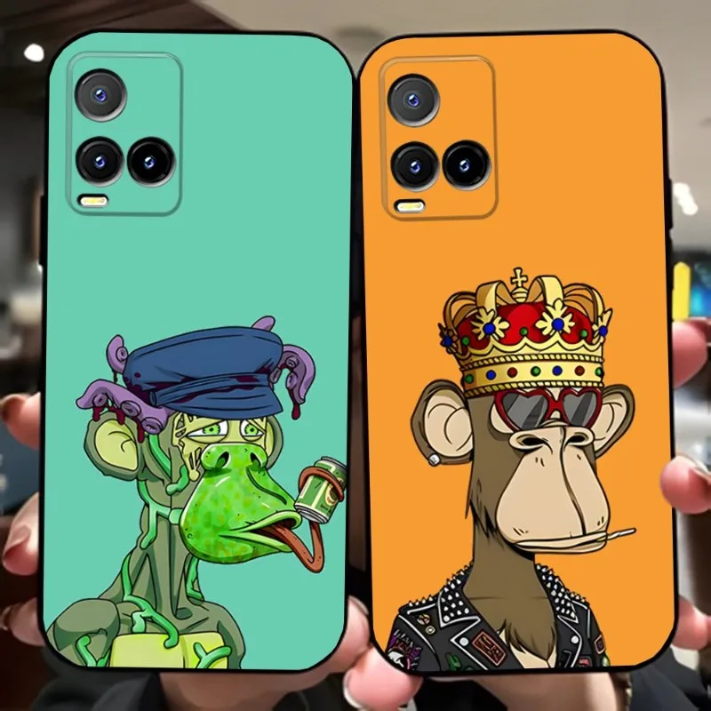 Mutant Ape Yacht Club Phone Case For VIVO Y31 V21e V23 Y21 Y76 Y15s Y73 X60 X70 X80 Y33s T1 IQOO 9 U5 U5x Pro Plus Cover