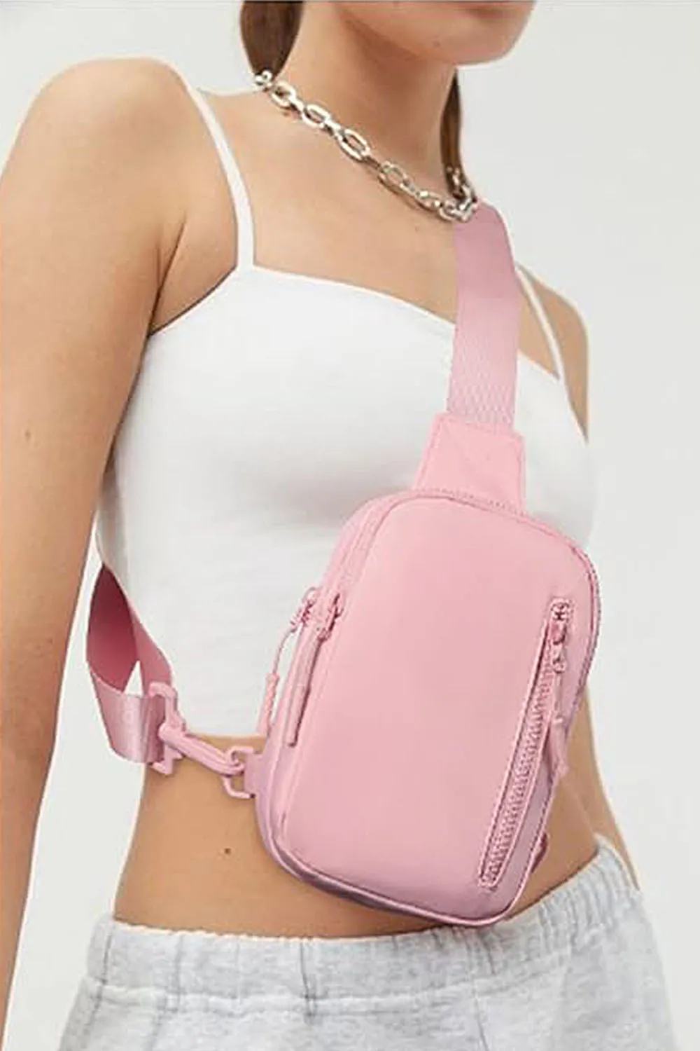 Kleine Brusttasche Hüft taschen für Frauen Geschenk Mode lässig Mädchen Gürtel tasche quadratische Tasche weibliche Schulter Umhängetasche Umhängetasche – Detail 7