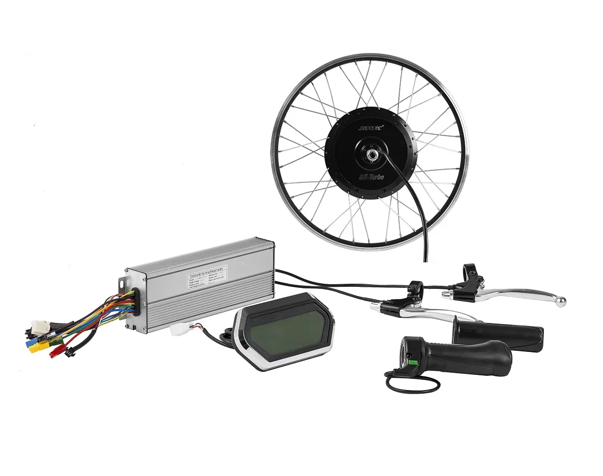 TEENESS Mountain Biking large power 5000w turbo hub motor kits with sabvoton controller and 750C display electric motorcycle