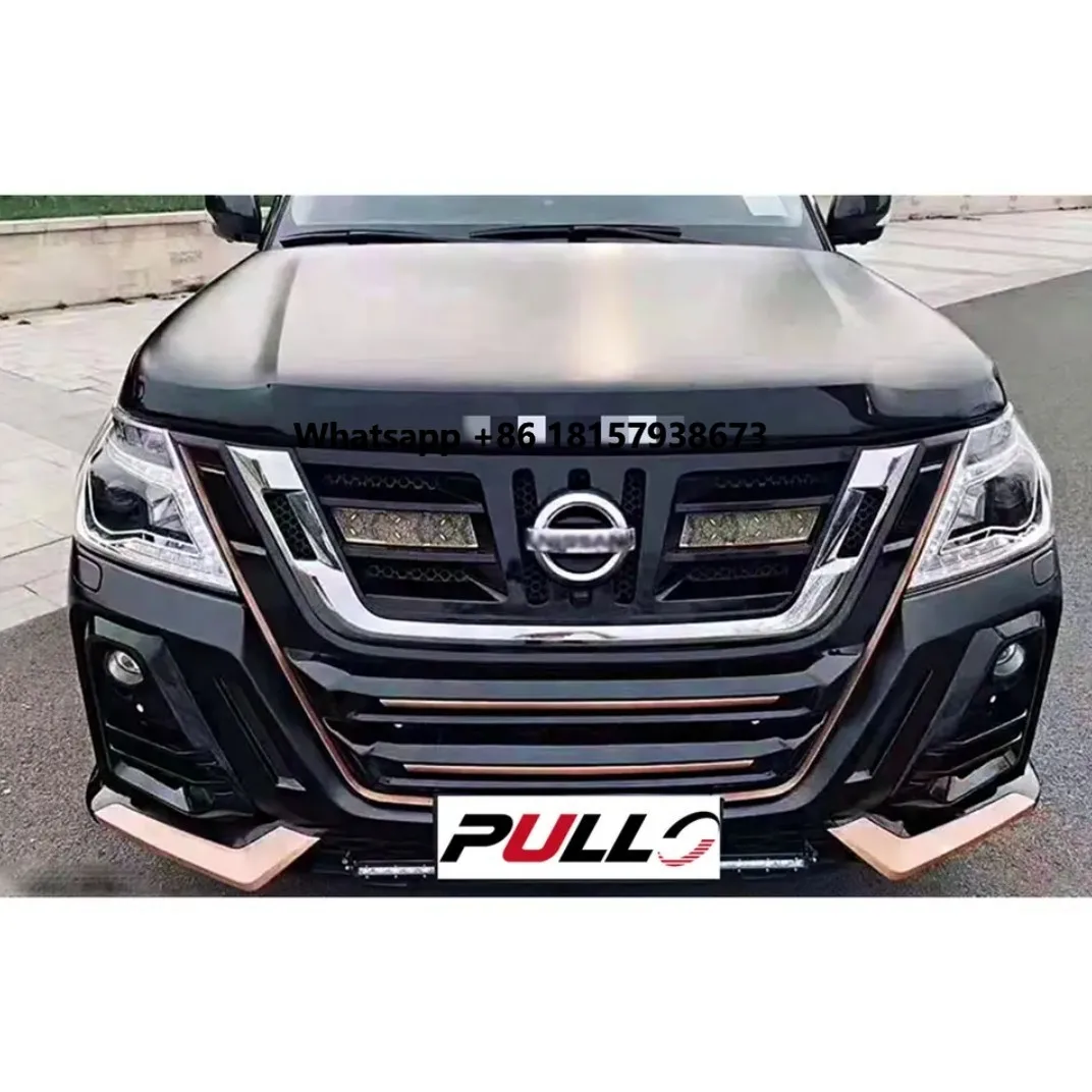 

Car Body Kit for Patrol 2010-2019 Upgrade to LIMGENE Include Front Rear Bumper with Grille
