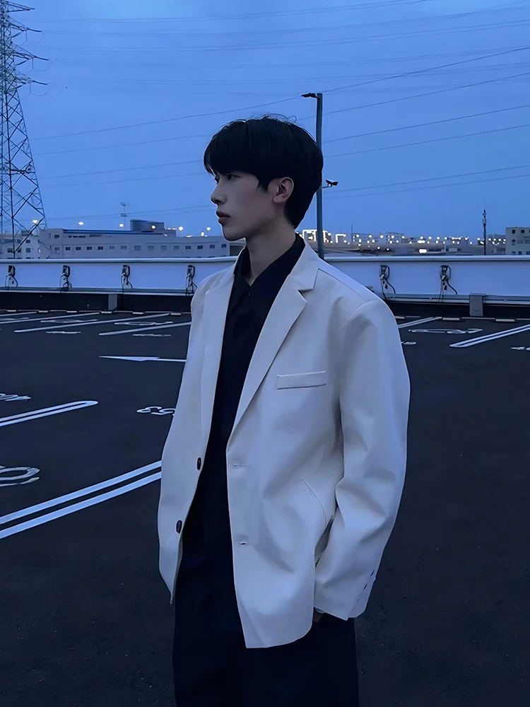 

Мужская повседневная куртка Cleanfit цвета хаки в корейском стиле, весна-осень, свободного кроя, из полиэстера, не требующая глажки