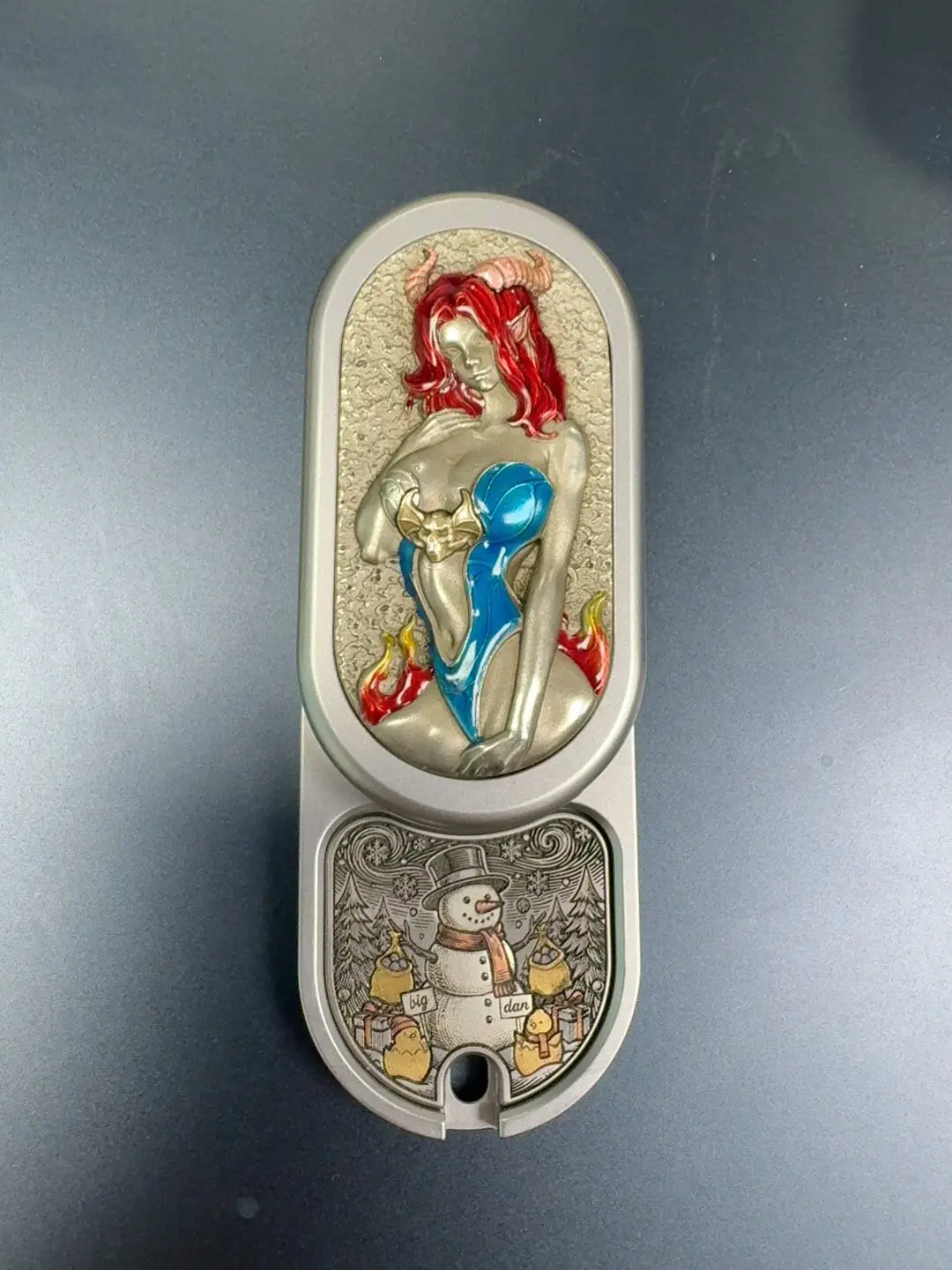 Used EDC Dazzling Wind + EDC + Dormant Warehouse 3.0 Dual Mode Push Card, Direct Push + Rotation Two-in-One.