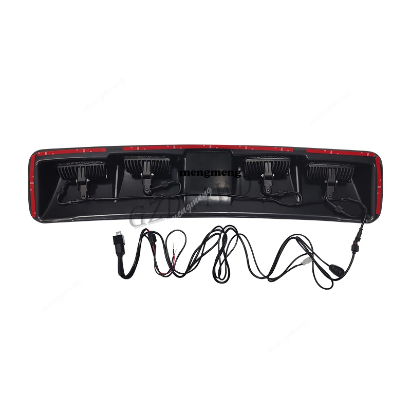 GZDL4WD Universal Button Control 4 Lens ROOF TOP BAR DRIVING POD LIGHTS Led OFFROAD FOG SPOT HEAD LAMPS Without Antenna