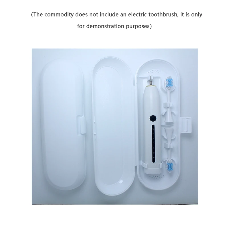 Spazzolino elettrico universale custodia da viaggio custodia per testina organizer scatola portatile materiale per uso alimentare PP bianco blu nero rosa