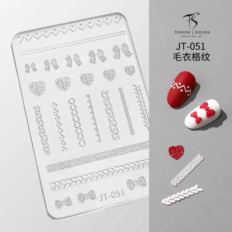 Papillon Rose fleur nœud papillon grille étoiles ruban dentelle Nail Art Silicone sculpture moule fleur charme Chic flocon de neige modèle