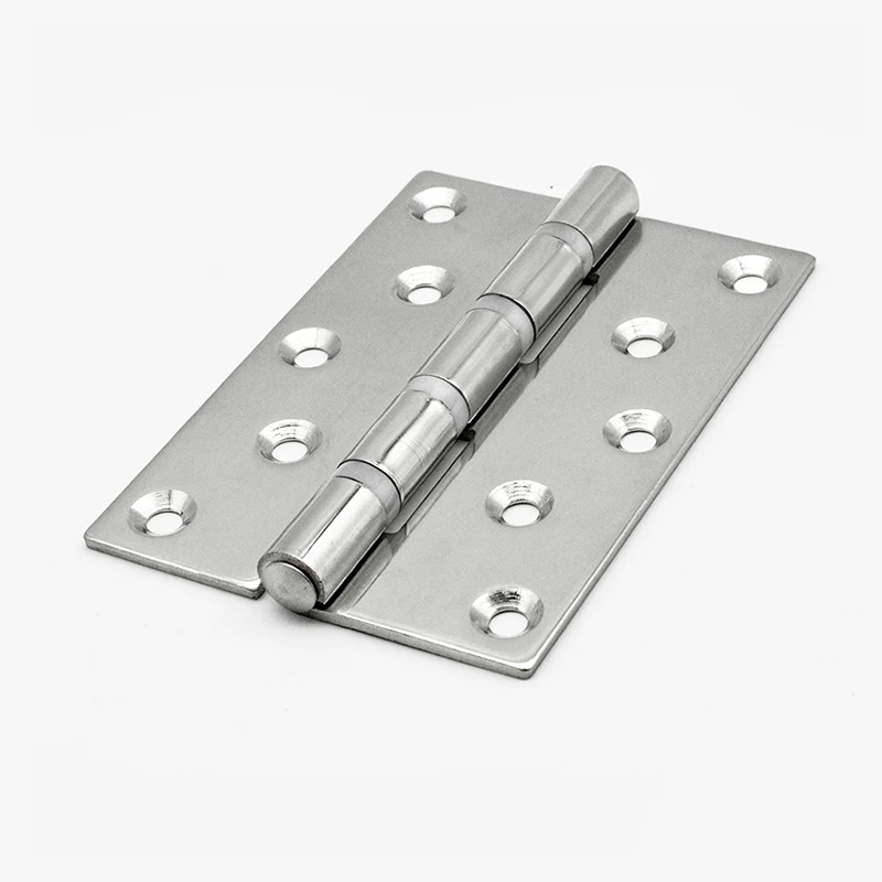 Stainless Steel Hinge ZL065-4A With 10 Holes Industrial Hinge Thickened Electric Box Cabinet Door Mute Buffer Bearing