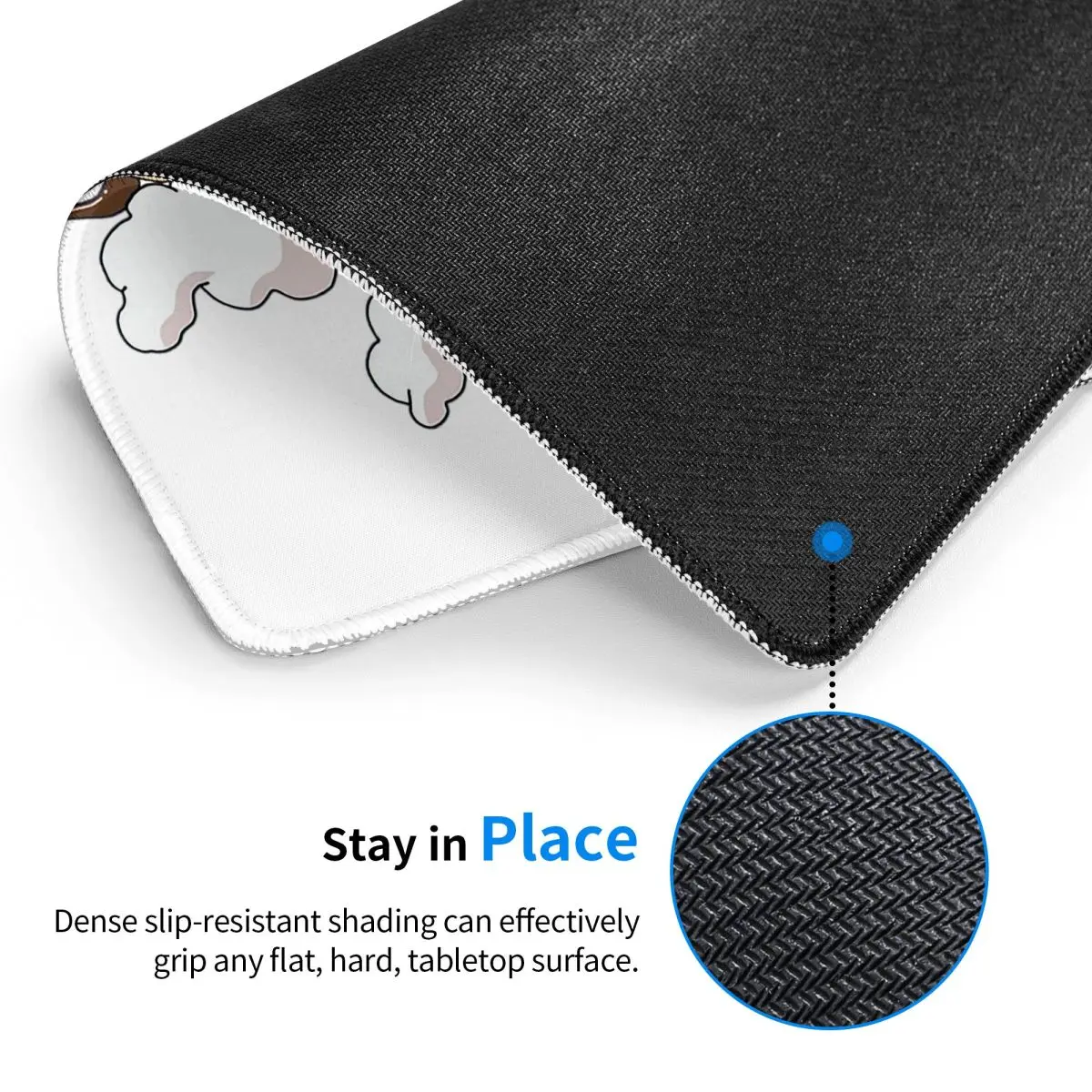 구름이 있는 아파, 아바타 마지막 공기 바람의 주인공 마우스 패드 컴퓨터 키보드 마우스 매트 게이머 PC 노트북 책상 매트 사무실 테이블 매트