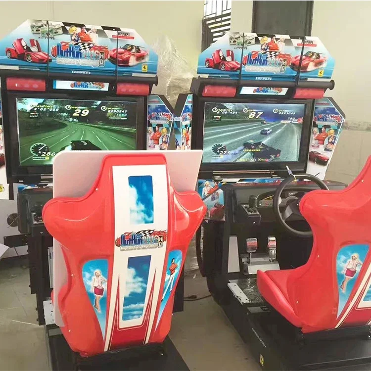 Earn money online coin operated games single outrun arcade race games for amusement park