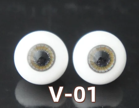 V Series New Arrival BJD Glass Eyes Size 6MM 8MM 10MM 12MM 14MM 16MM 18MM 20CM Hand Made Doll Eyeballs Round Eyes With Handle