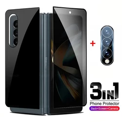 Front Back 3D Camera Len Privacy Anti Spy Tempered Glass For Samsung Galaxy Z Fold 7 SE 6 5 4 3 2 W25 W24 W23 Screen Protector