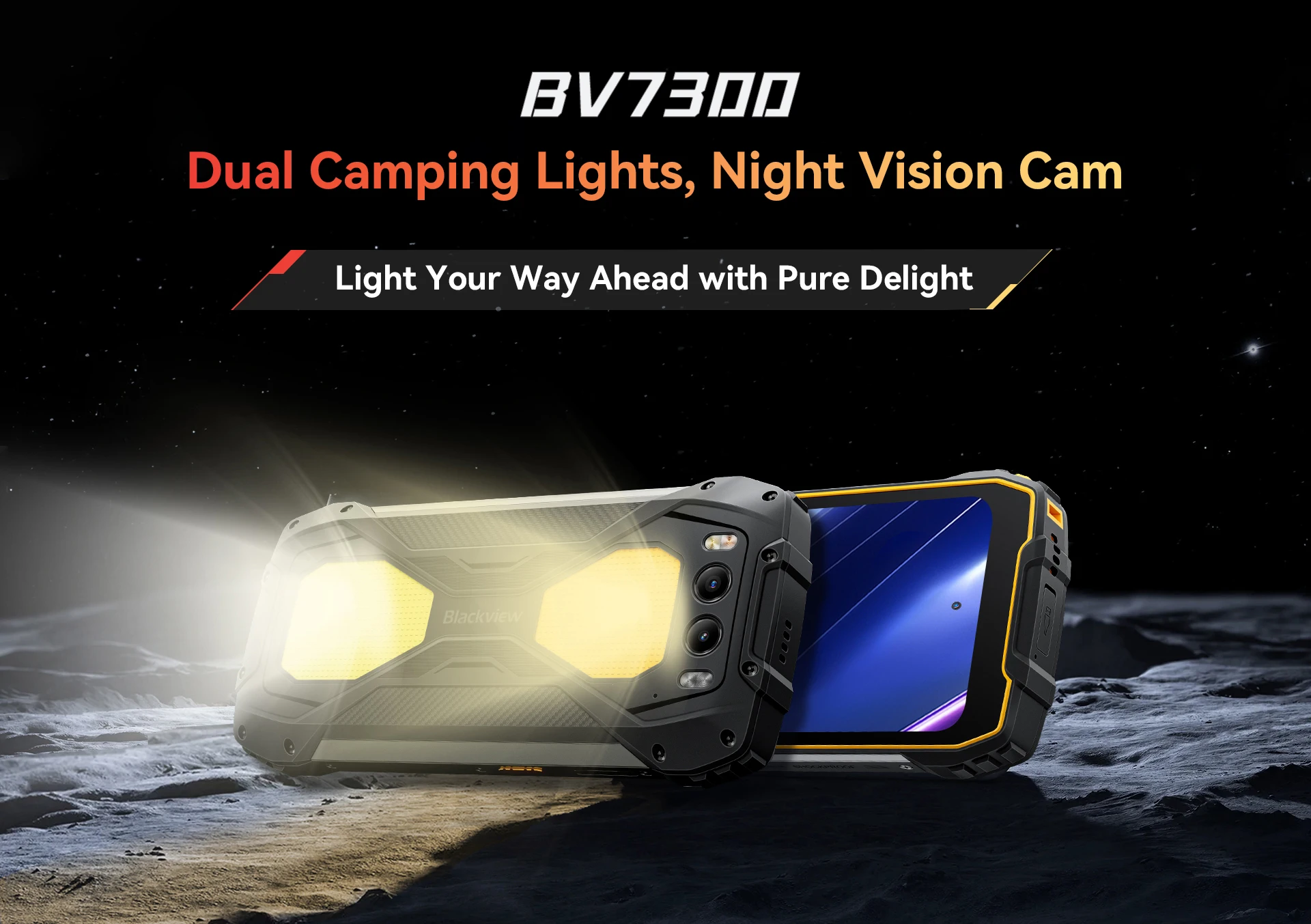 Blackview BV7300 Rugged Phone, 6GB+256GB, Android 14 Gaming Phone,15000mAh+45W Rugged Smartphone, 50MP+30MP Camera NFC/Dual SIM