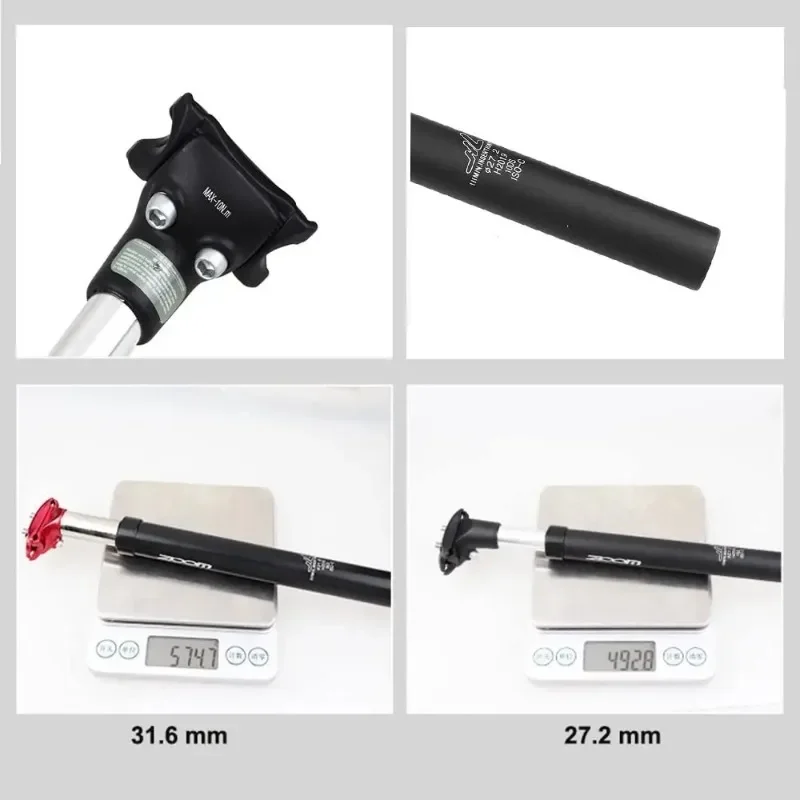 27.2 Seat post Dropper Post 27.2 28.6 30.1 30.4 30.9 31.6 33.9mm MTB bike Suspension Seatpost alloy Shock Absorber Accessories