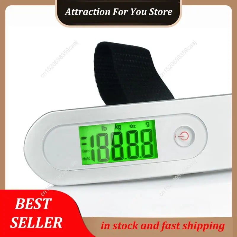 Hot Selling Digital Luggage Weight Scale Mini Scale 50Kg High Precision Portable Electronic Weighing Scale Handheld Suitcase Han