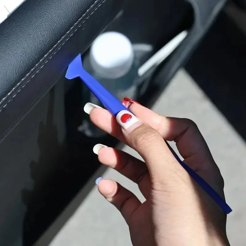 1Set Car Window Film Tint Tools Kit Wrap Sticks Edge Trimming Squeegee Tinting Felt Edge Squeegee Tools Car Wrapping Vinyl Tools