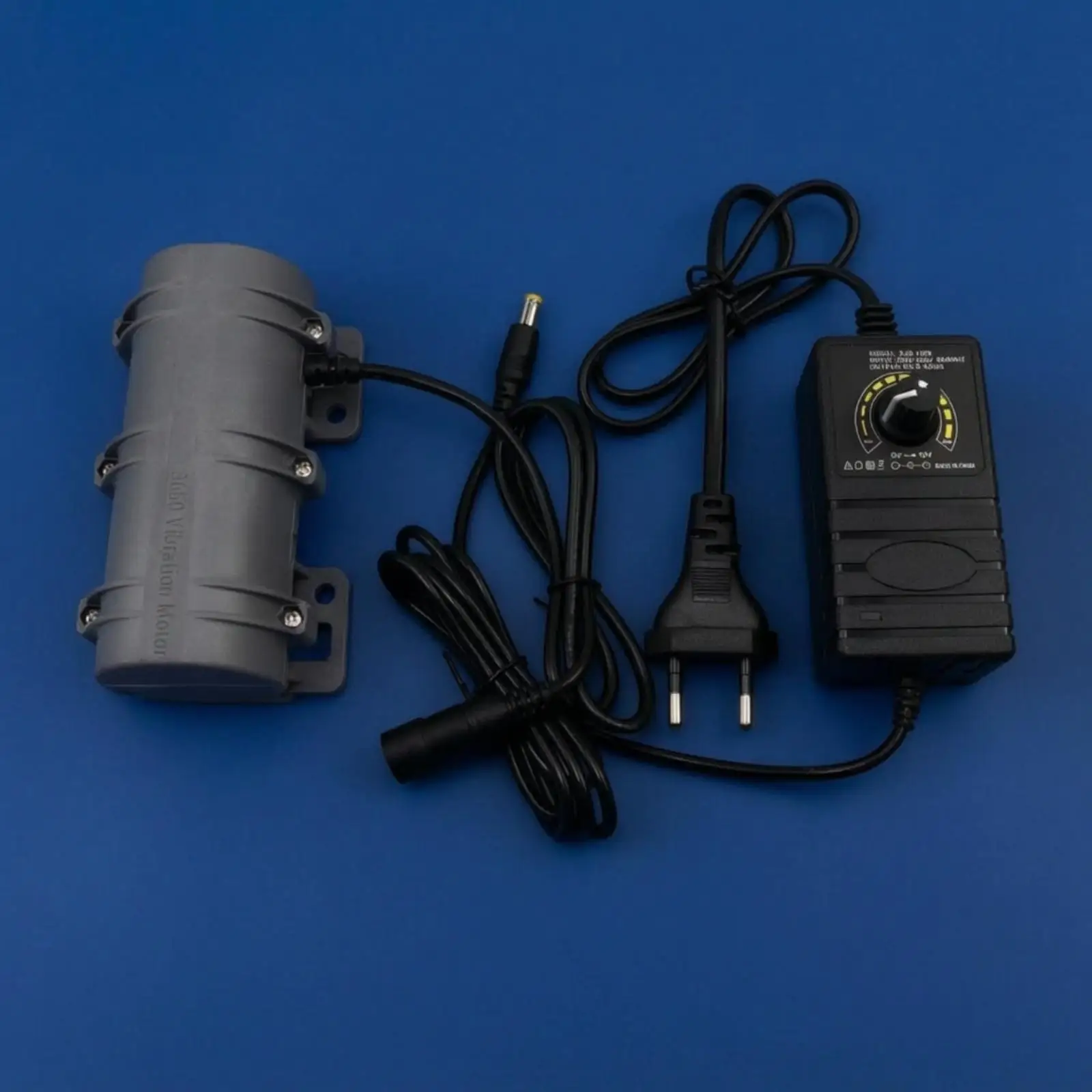 Vibration Motor with Power Supply Adjustable Vibrating Motor with Speed Controller Insertable Equipment for Makers, Hobbyists,