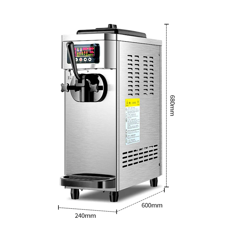 Professional Commercial Soft Ice Cream Machine 2220V/110V Single Flavor Small Ice Cream Machines Prices