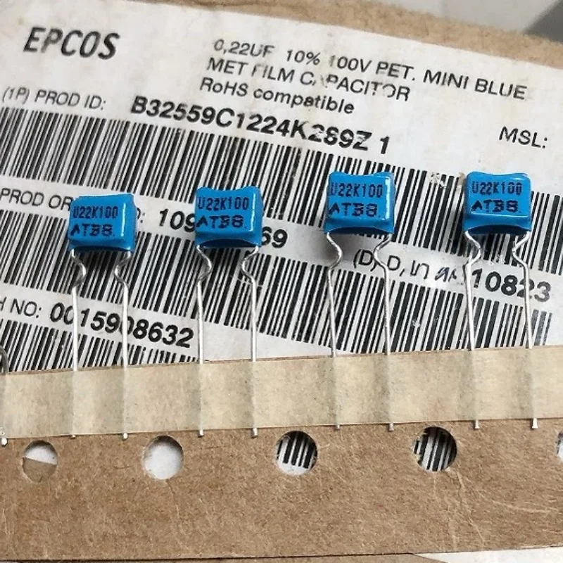 

Конденсатор EPCOS B32559C1224K289Z 224k 10V 0.22UF 10%