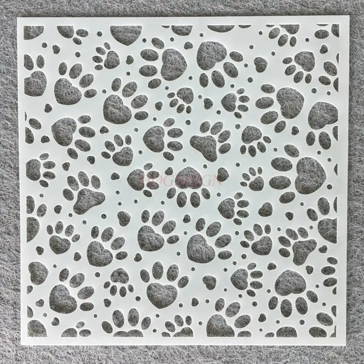 16 قطعة/المجموعة DIY قالب هندسي ماندالا الرسم قالب سيراميك رذاذ اللوحة غير النظامية قالب جوفاء