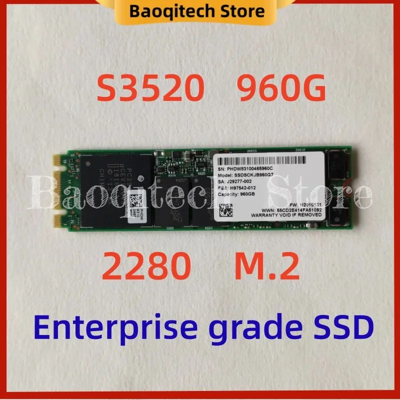 

S3520 960G M.2 NGFF Enterprise MLC Granular 960G M.2 NGFF Solid State Drive M.2 for Intel Enterprise grade SSD