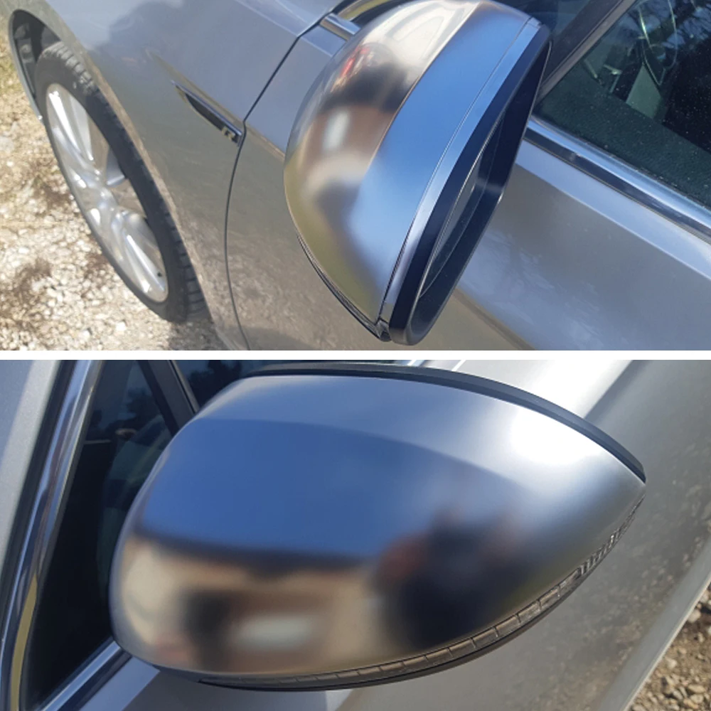 Fit for VW PASSAT B8 Matt Mirror Cover Rear view Side Mirror Cap Housing Support Lane Change Side Assist BlindSpot assist USE