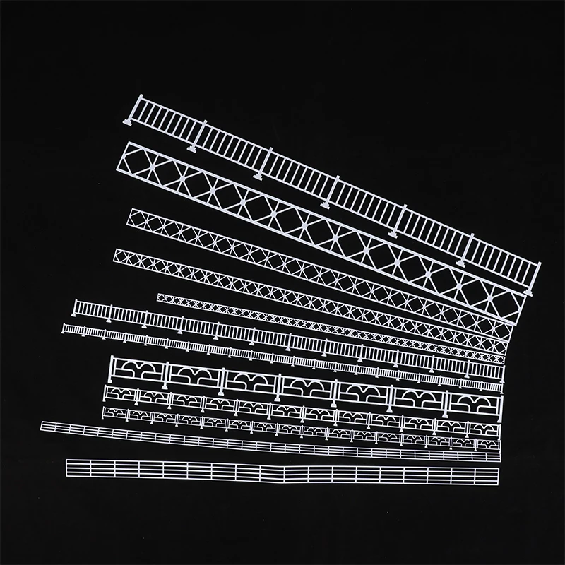 Ho N Z 1/87 64 50 Schaal Model Hek Gebouw Voor Landschap Zand Spoorweg Spoorweg Reling Trein Layout Landschapsarchitectuur Accessoires