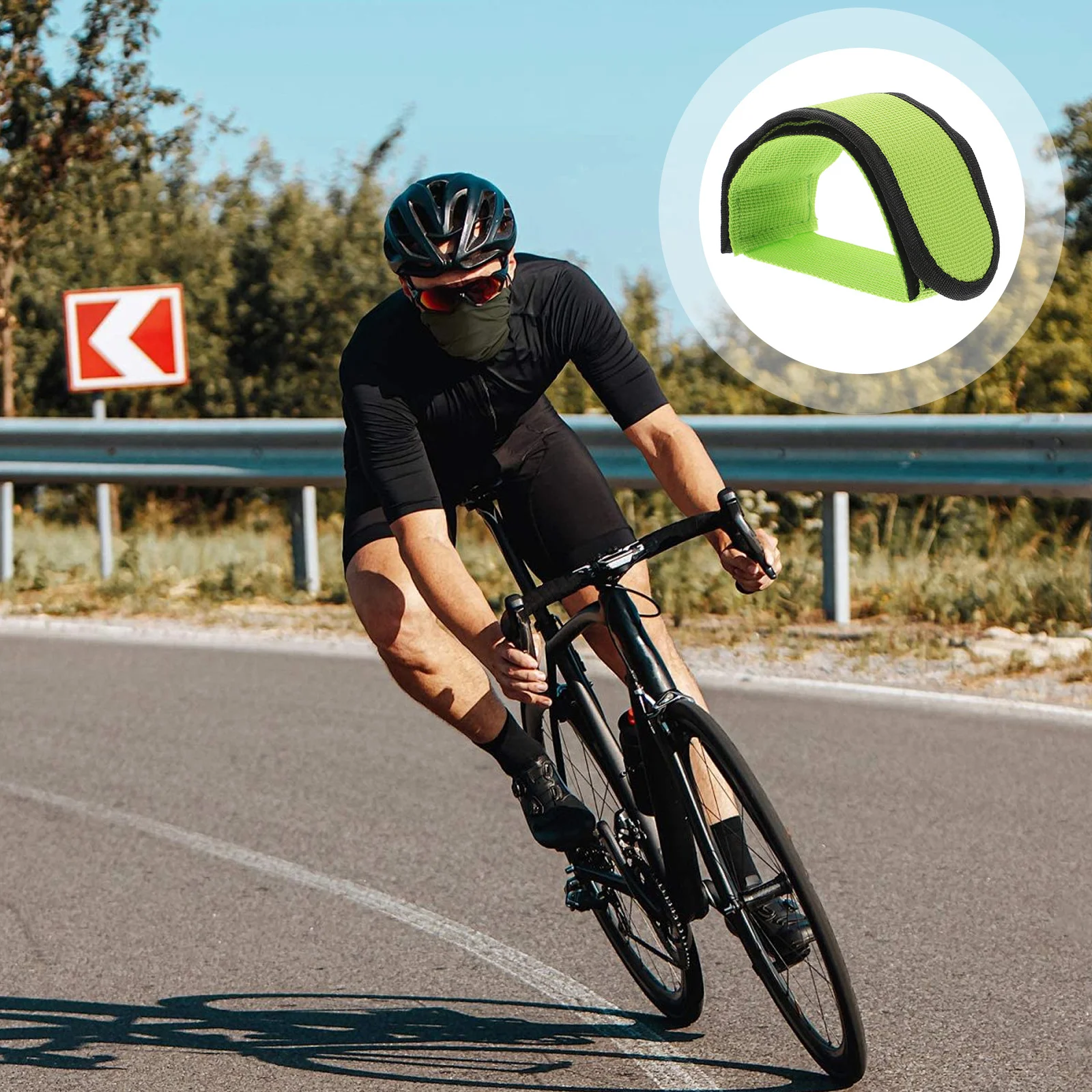 

2Pcs Fixed Gear Bike Foot Straps Lightweight Antislip Pedal Bicycle Bands Cycling Pedal Straps for Stable Riding Accessories