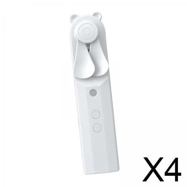 Ventilador portátil recarregável USB, névoa de água, mini ventilador de mesa de resfriamento, velocidade ajustável para concertos e caminhada