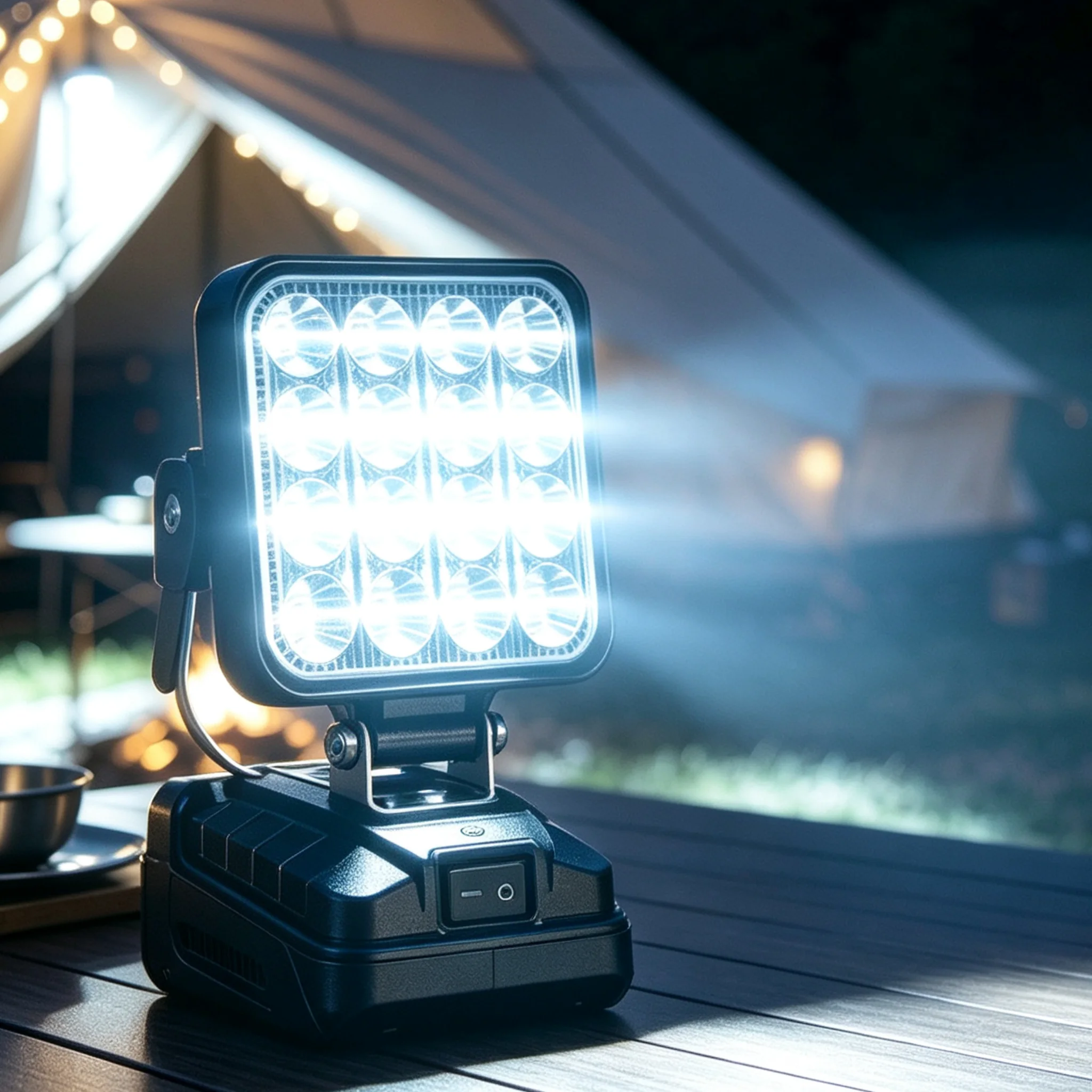 Led Light For Makita 20V Battery Portable Spotlight Cordless Outdoor Work Fishing Handheld Emergency ToolLight No Battery