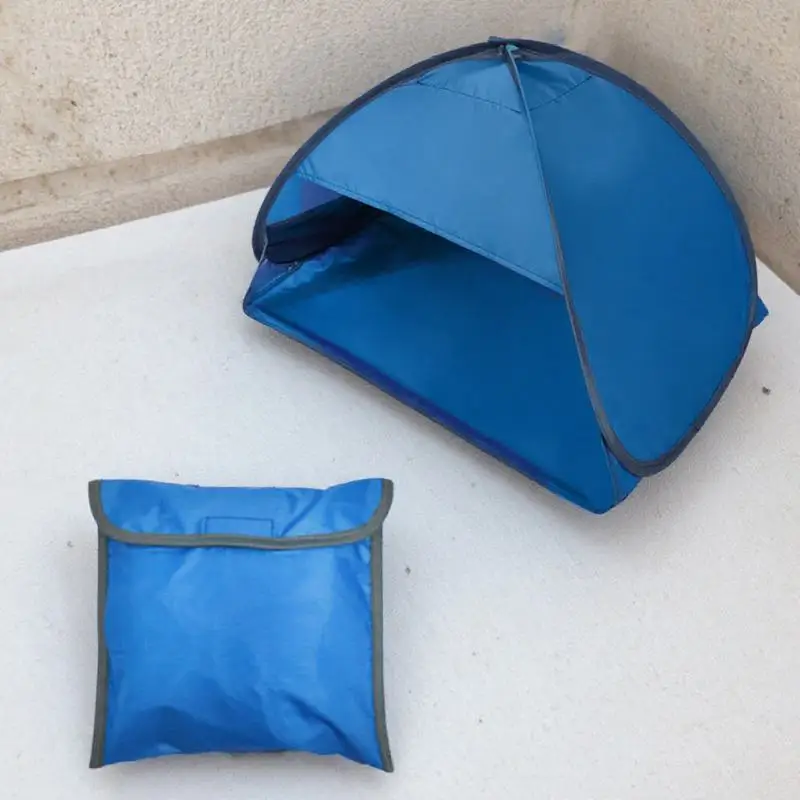 

Automatic Pop-Up Tent 2-3 Person Portable Beach Canopy For Camping Fishing Hiking Uv Protection Foldable Sun Shelter