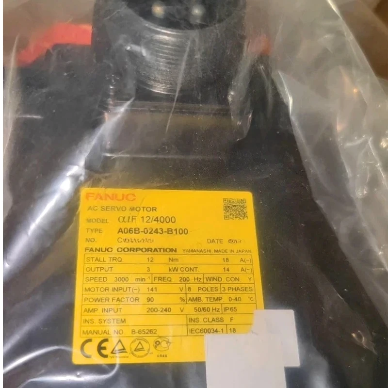

Fanuc A06B-0243-B100 Servo Motor In Stock Fast Shipping