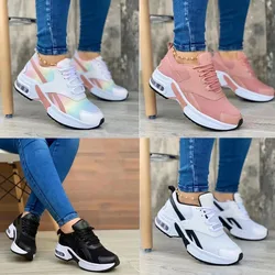 Zapatillas deportivas de malla transpirable para mujer, zapatos informales para correr al aire libre, tenis, Otoño, 2023