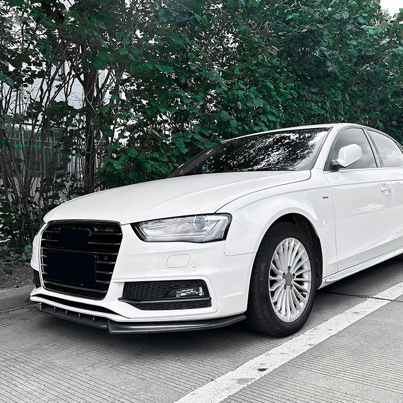 Kép 5: Autó bejárati Festékpárna Ajak számára 2013-2016 audi V–2 B8.5 A5 8T sline Diffuzőr splitter Spoiler Külső Átállítás autó accessor alkatrészek