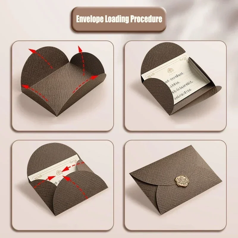 High-grade European Wedding 50pcs/lot Linen for Stationery Invitation Envelopes Card 155x105mm Envelope Busines Textured