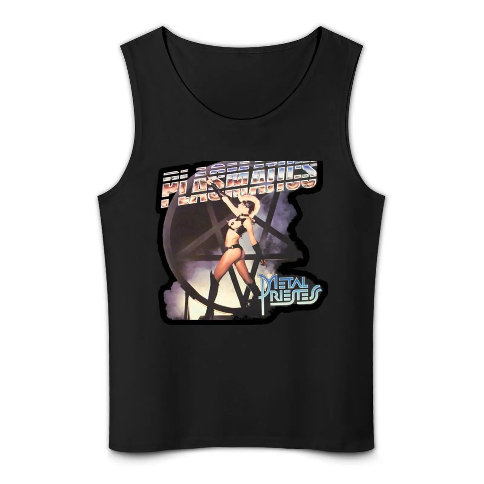 PLASMATICS-PUNK ARTWORK ginásio t-shirt, Roupas masculinas, regata sem mangas