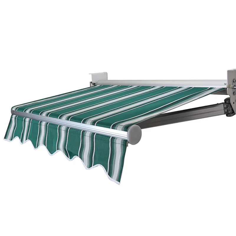 

Customized: awning folding telescopic hand-cranked electric awning balcony outdoor facade awning