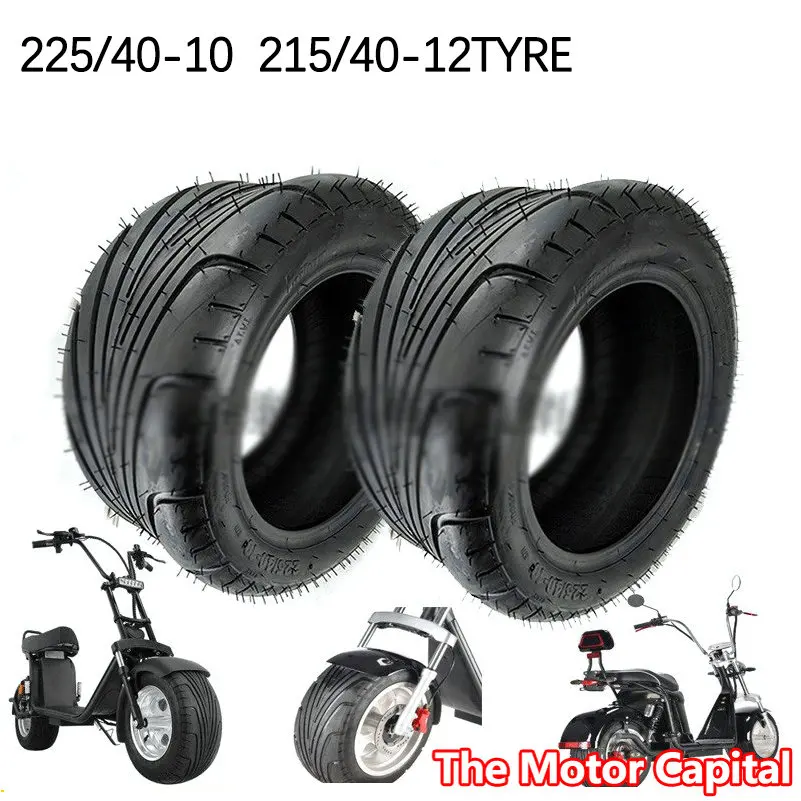 

215/40-12 Tubeless Tyre Front or Rear 12inch Electric Scooter Vacuum Tires For Chinese Bike