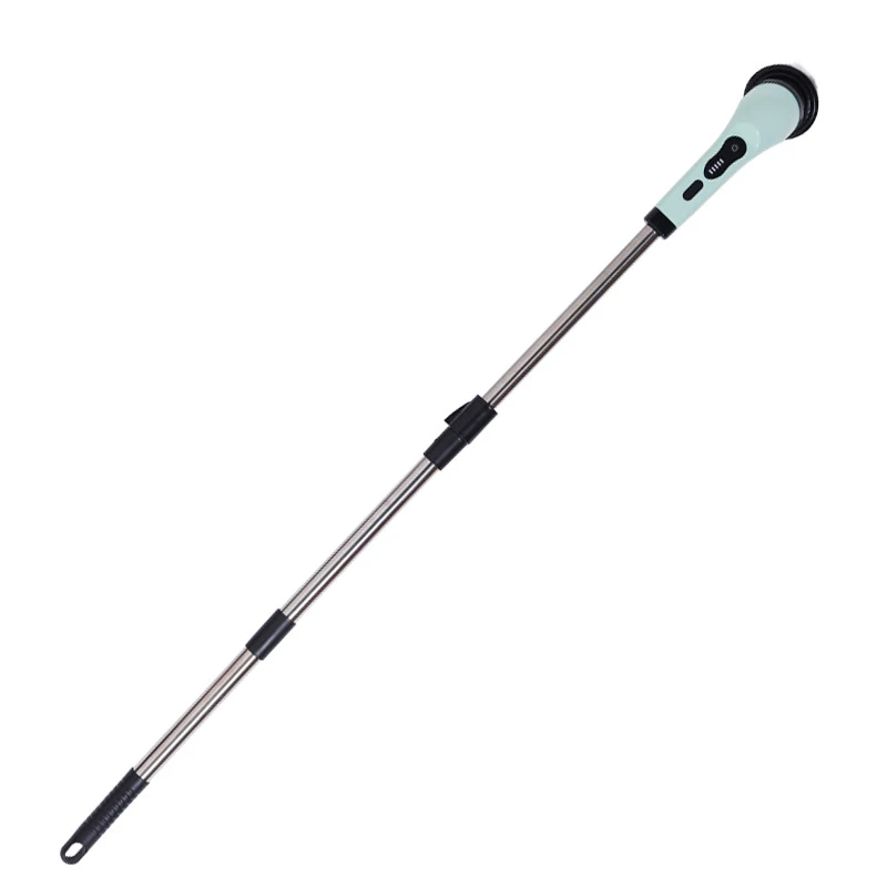 Factory Custom ABS Professional Cordless Tub Spin Brush Adjustable Arm Electric Bathroom Spin Cleaning Brush with LED Screen