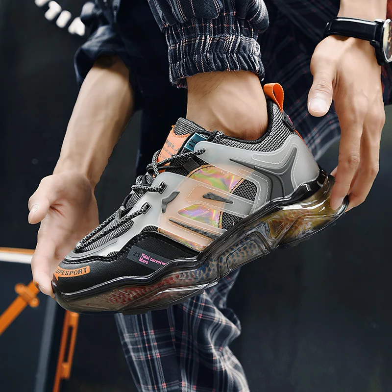 2025 جديد مريح عادية شعبية أبي أحذية موضة تنوعا العصرية أحذية رياضية احذية الجري 35-45 جودة عالية زوجين نمط #4