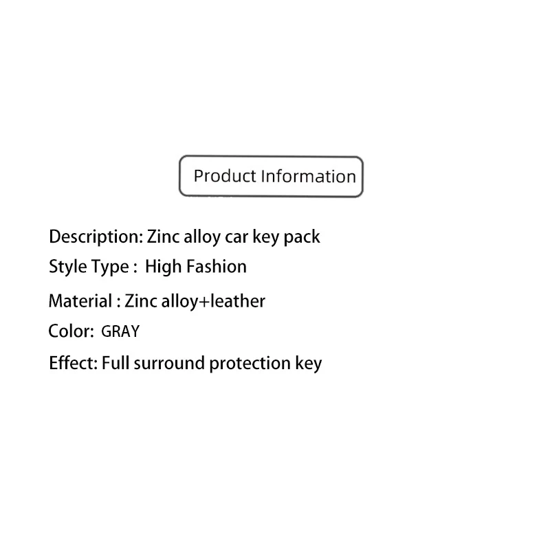 Zink-legierung Auto Schlüssel Fall Abdeckung Tasche Shell Für Audi Q8 RSQ8 A6 C8 S6 RS6 A7 S7 RS7 A3 8Y A8 D5 4N RS E-tron GT Q4 Q7 4M Zubehör – Detail 1