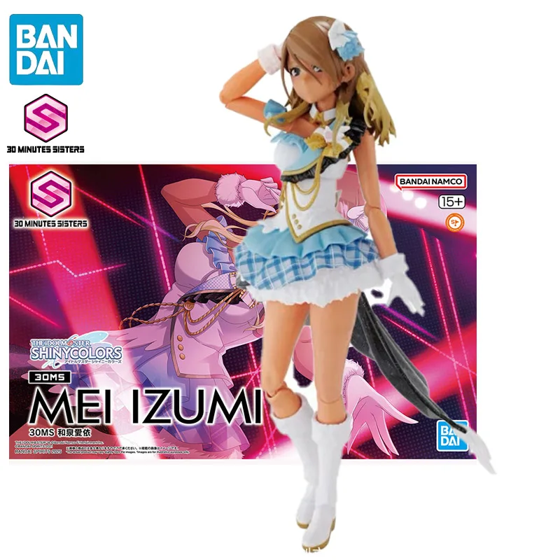 

В наличии BANDAI 30MS THE IDOLM@STER SHINY COLORS Izumi Mei Аниме Фигурки Мобильный костюм Модель для девочек Коллекция игрушек