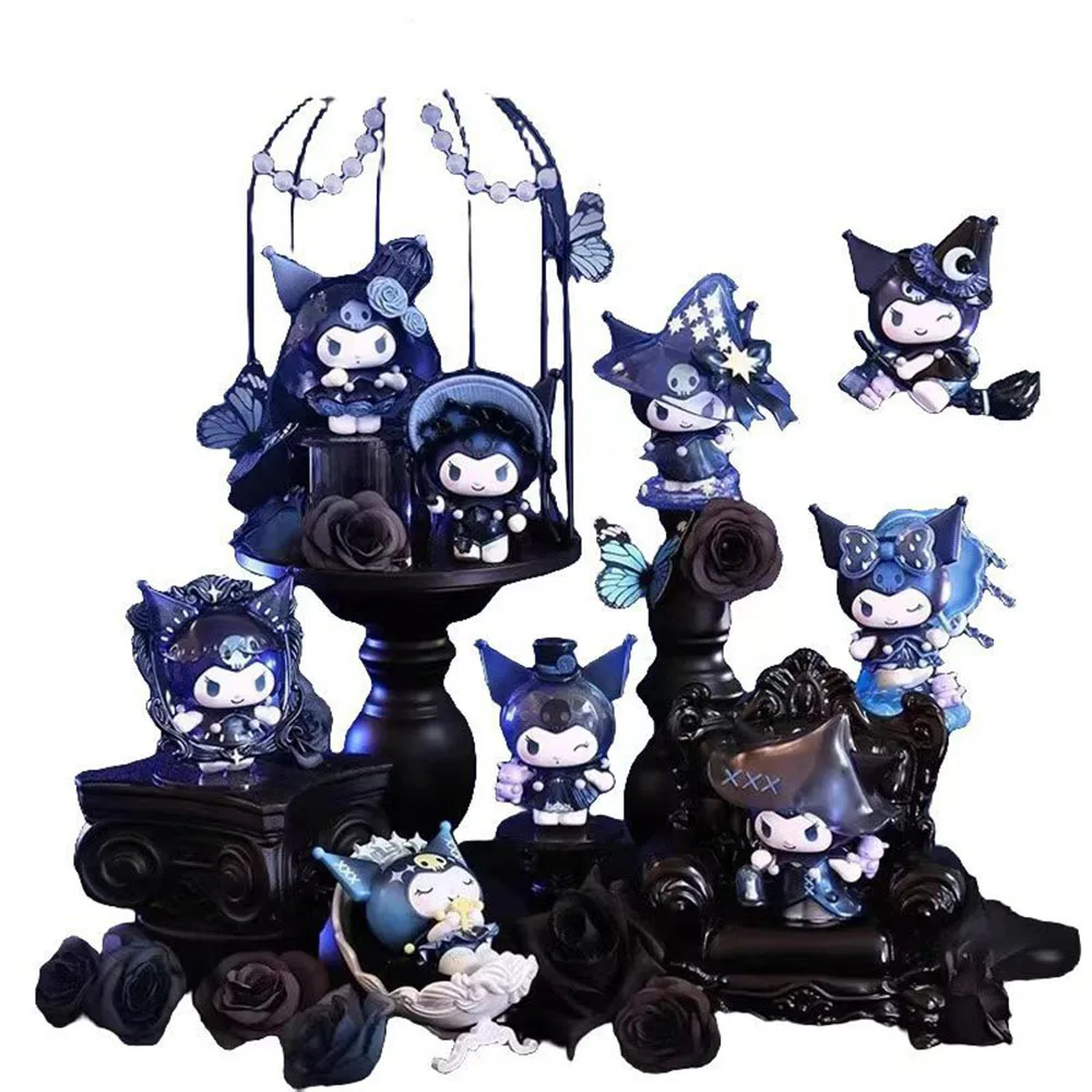 Kuromi Blind Box Lupo mannaro Kill Series Action Figure Bambole Figure anime Borsa a sorpresa Modello carino Collezione di fan Giocattolo
