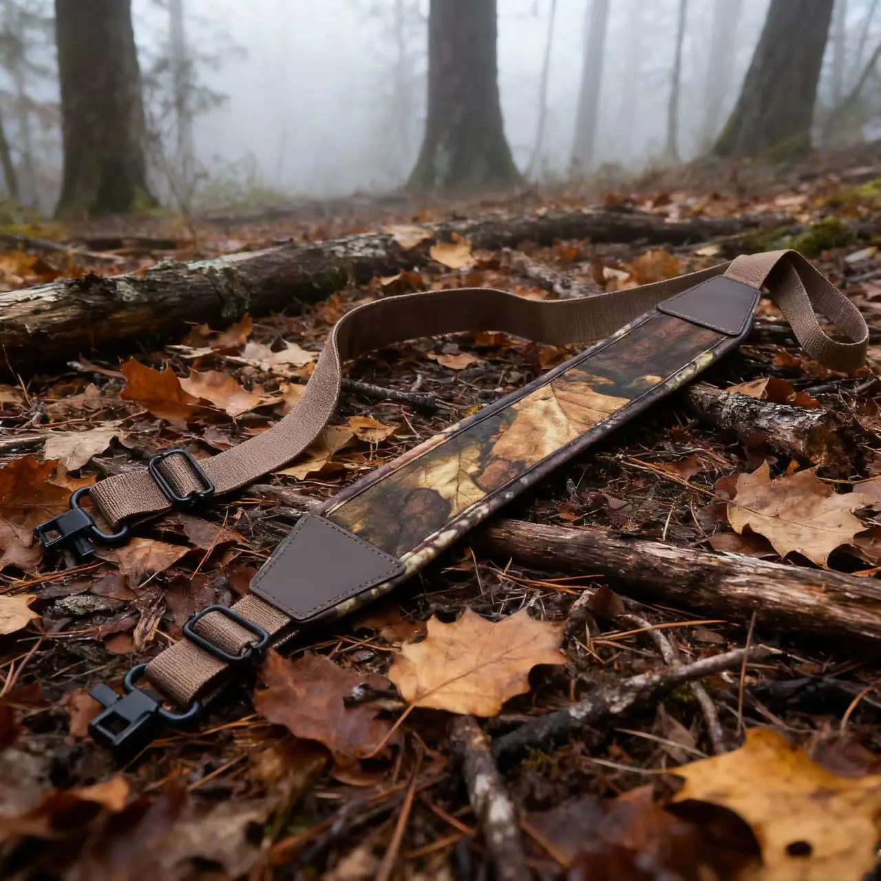 

Two Point Sling Rifle Sling with Wide Neoprene Padded Padded Sling with Metal Swivels Thumb Loop Length Adjustable for Outdoors