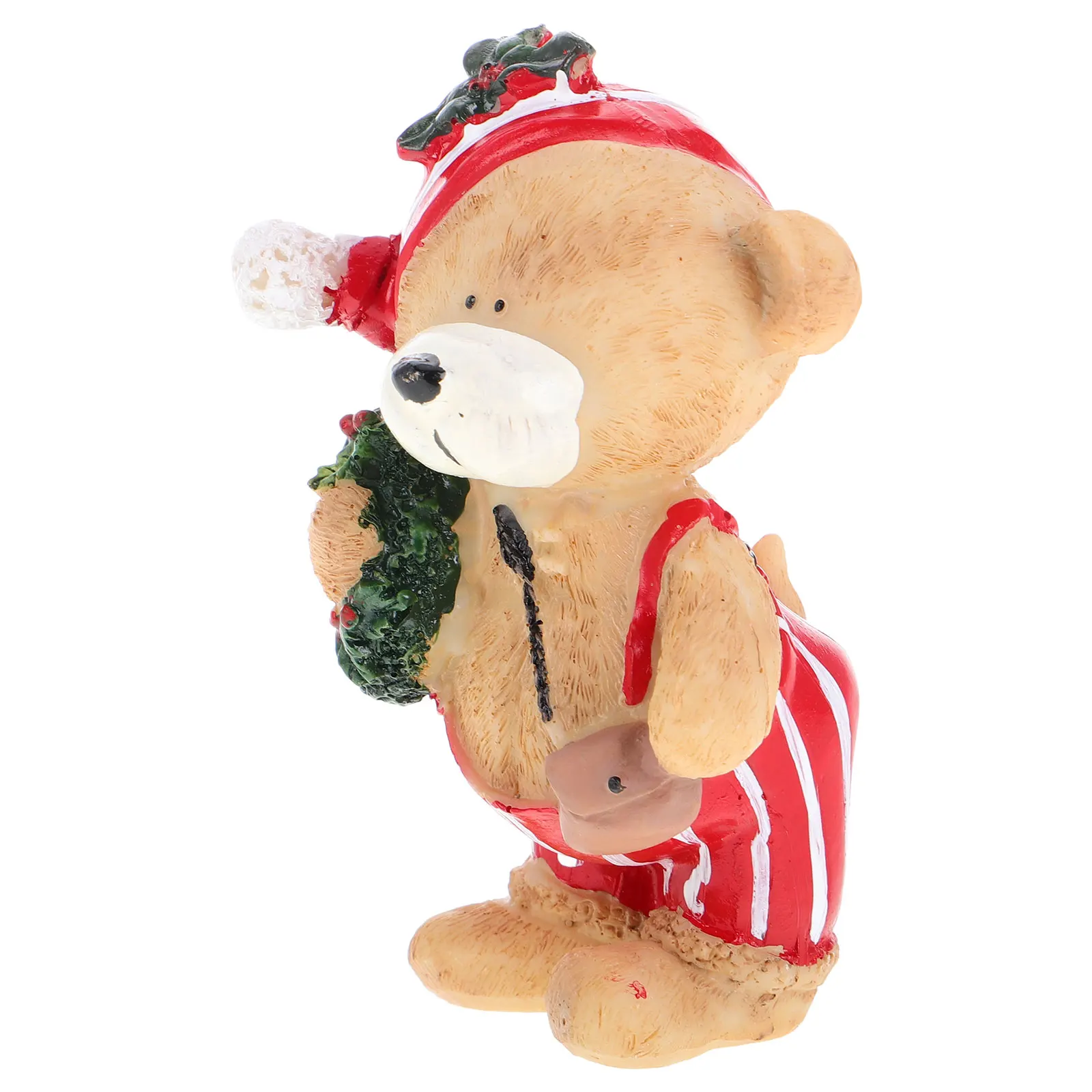

Cute Christmas Resin Holiday Decor Santa Ornament Home Office Party Decoration Xmas Polar Centerpiece Garden Yard Wall Table