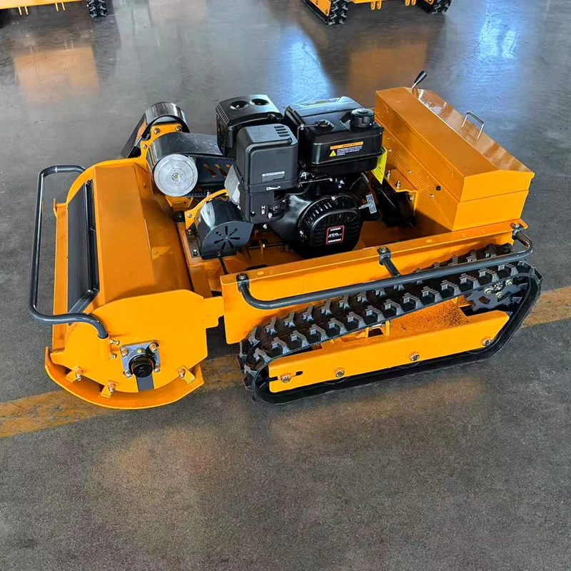 Customized Robot Automatic Electric Remote Rubber Tyre Electric Lawn Mower Remote Control Lawn Mower Robot Mowers