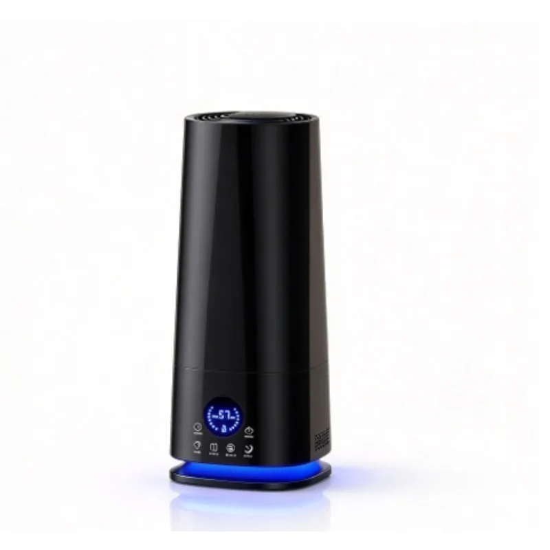 5.5L Smart Desktop Air Humidifier, Large Capacity Silent Cool Mist Maker, Household Ultrasonic Aromatherapy Diffuser for Bedroom