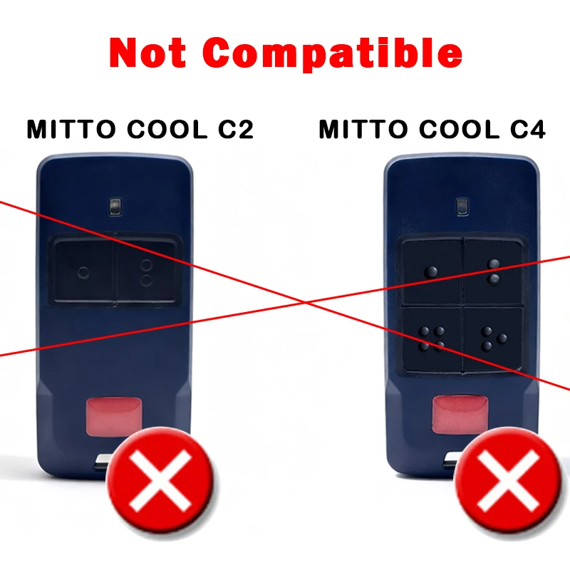 BFT B RCB 02 04 MITTO 2 4 باب المرآب / بوابة التحكم عن بعد 433 ميجا هرتز رمز المتداول