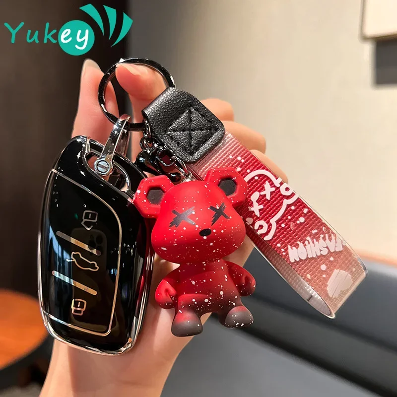 For MG ZS EV MG4 MG5 MG6 EZS ZS ZX GT HS EHS for Roewe RX5 I5 I6 RX3 RX8 ERX5 Car Key Case Full Cover Fob Remote Keychains Shell