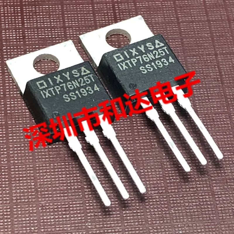 10 buah IXTP76N25T 250V 76A